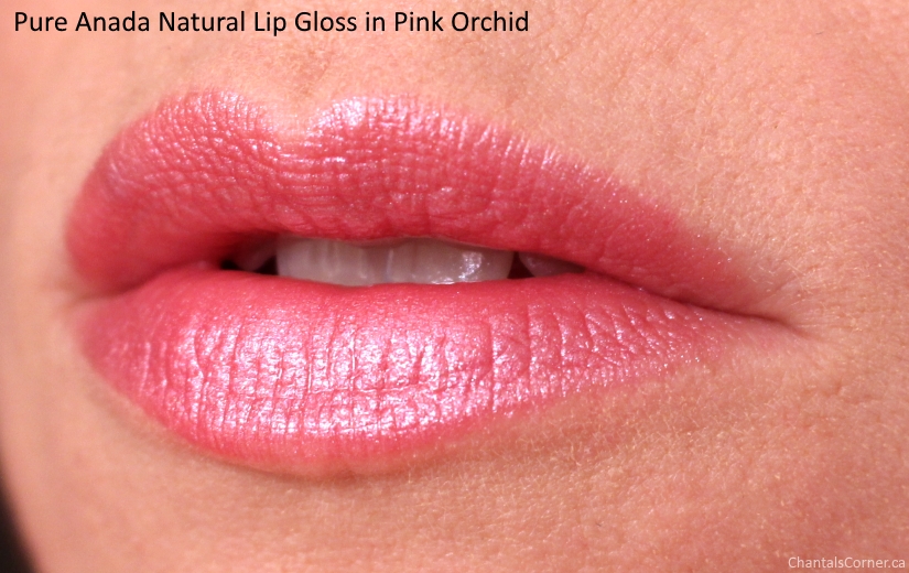 Pure Anada Natural Lip Gloss in Pink Orchid