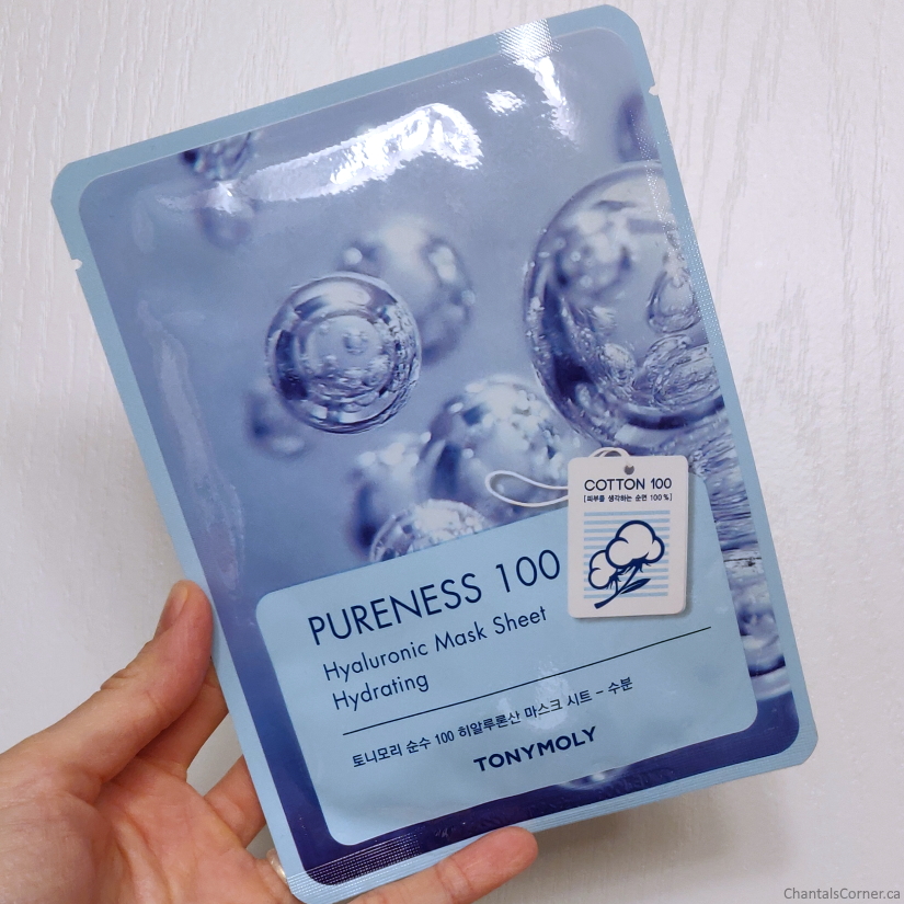 tonymoly pureness 100 hyaluronic mask sheet