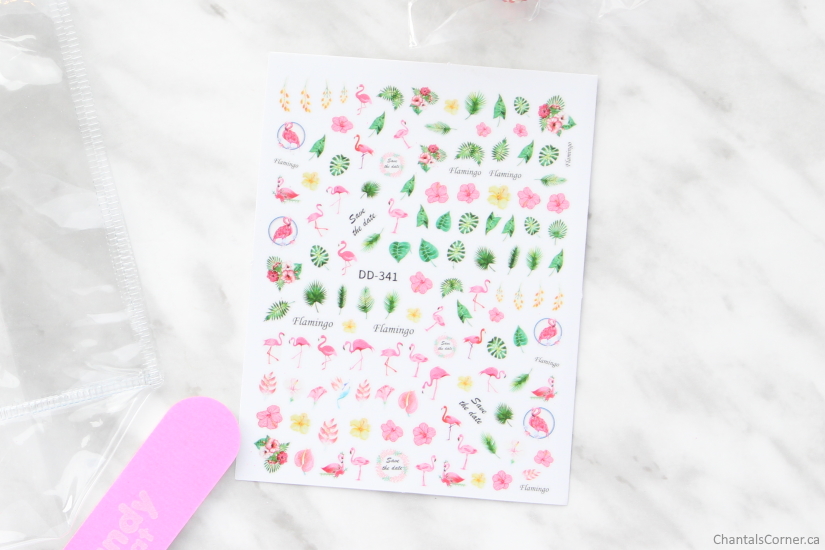 candy coat gel polish monthly subscription august 2020 stickers