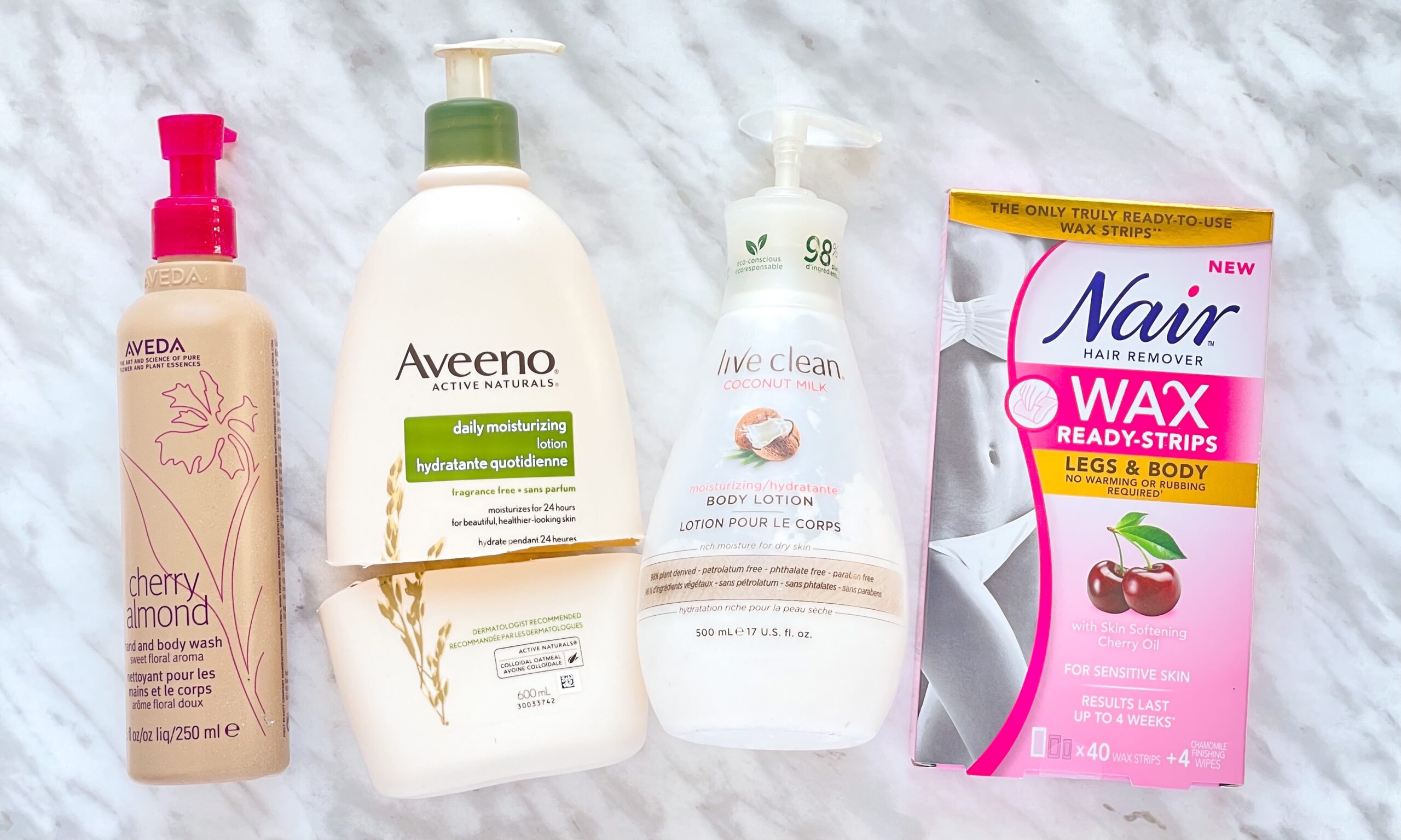 monthly empties january 2021 body products