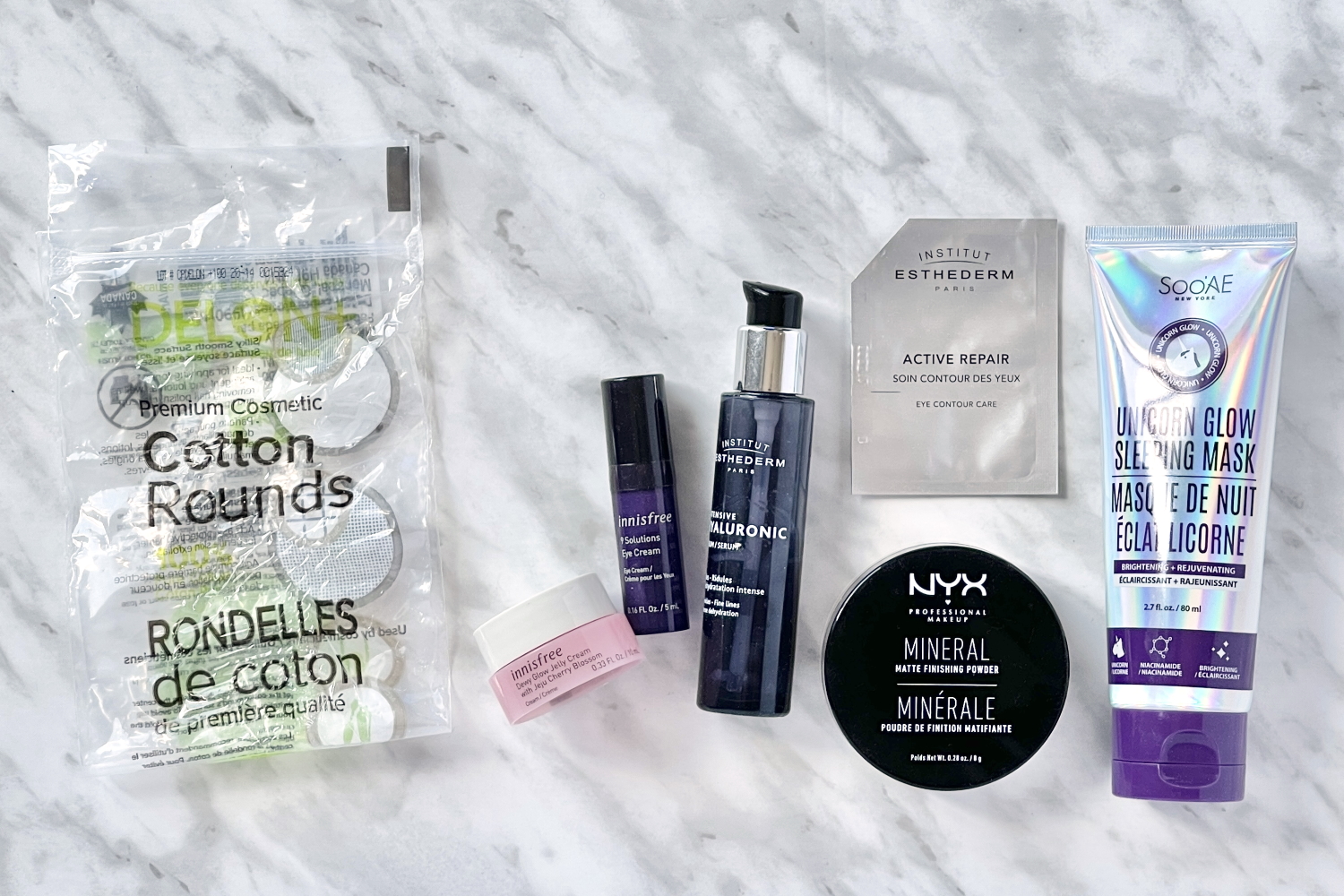 monthly empties may 2021 face care