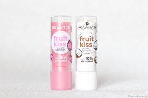 essence fruit kiss caring lip balms