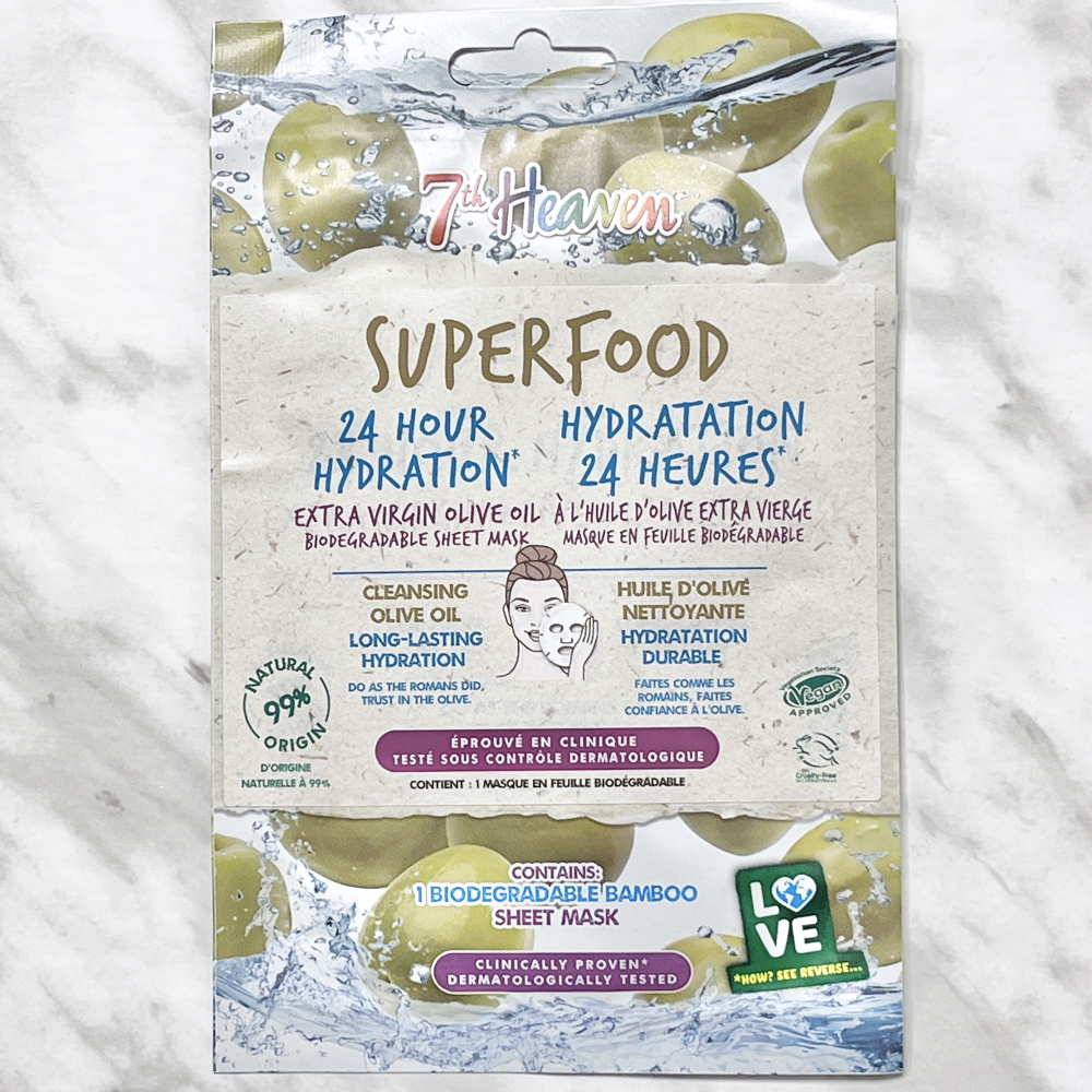 7th heaven superfood evoo sheet mask